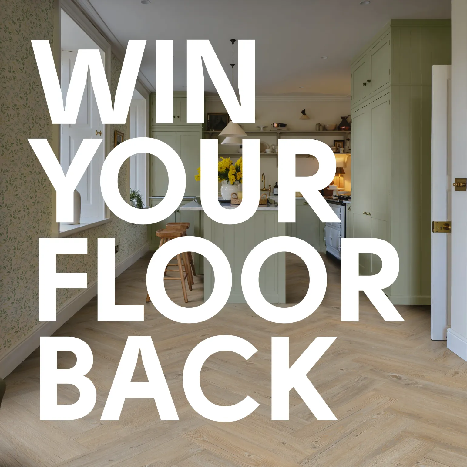 Buy your dream Karndean floor for a chance to win up to £3,000 back before Christmas!
Plus, 3 runner-up prizes of £100 John Lewis vouchers to be won.*
Simply purchase your floor through an authorised Karndean retail partner between 7th September and 10th December 2026, and you will be entered into Karndean's biggest flooring giveaway ever!
How to enter:
1. To enter, simply complete the form at the link below and submit your details to Karndean
2. Ask your retailer for your 'SO order number' so you can include that as a proof of purchase.
3. You will be notified when your entry has been received once you submit the entry form.
Terms & Conditions:
Buy your floor from an authorised retail partner. 3 lucky winners will receive a refund of up to £3,000/3,500€ on their Karndean floor purchase. 3 runners up will win a £100/150€ John Lewis voucher + Karndean Cleaning Kit. Purchases must be made between 7 Sept–10 Dec 2026. Prize draw: 11 Dec 2026. View full terms and conditions below.